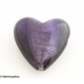 Hopeafoliosydän 30 mm violetti, 1 kpl