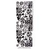 Paperikuvat / Collage sheet Mustavalkoiset kukat, 1 arkki 10,5 x 28 cm