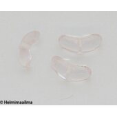 Tsekkiläinen lasihelmi enkelinsiipi vaaleanpunainen 10 mm, 20 kpl