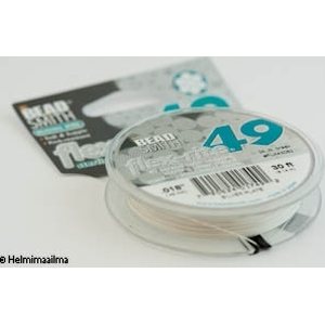 Flex-Rite 0,45 mm 19-kierteinen koruvaijeri sterlinghopeoitu 9,14 m puola