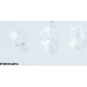 Kellokukka n. 9x7,5 mm, kirkas, 10 kpl