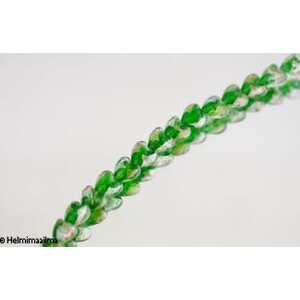 Kulta- ja hopeafoliosydän 12 mm vihreä, 1 kpl