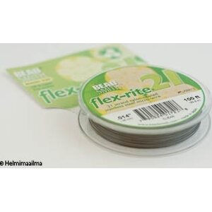 Flex-Rite koruvaijeri 0,35 mm 21-kierteinen teräksenharmaa 30,5 m puola