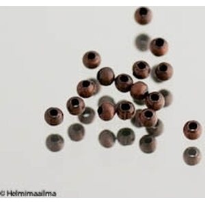 Metallihelmi kupari 3 mm välihelmi, 20 kpl