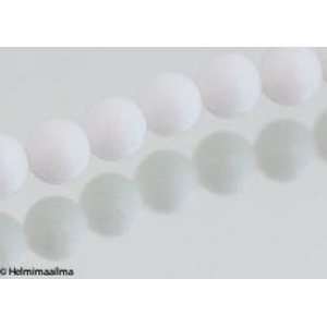 Jade valkoinen pyöreä 12 mm, n. 38 cm nauha