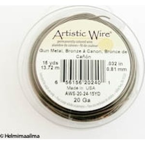 Artistic wire kuparilanka 0,81 mm (20 GA) gun metal 13,72 m puola