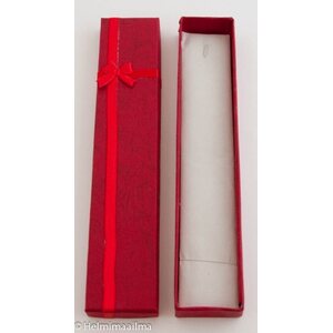Lahjarasia 20 x 4 x 2 cm, punainen, 1 kpl