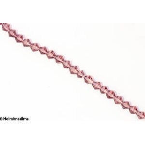 Kristallihelmi bicone 4 mm ametisti, n. 28 cm nauha
