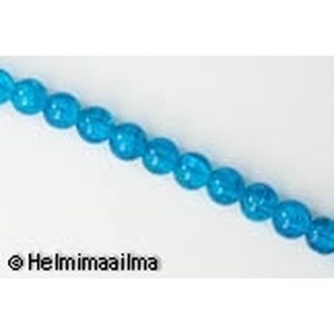 Särölasihelmi pyöreä 10 mm turkoosi, n. 81 cm nauha