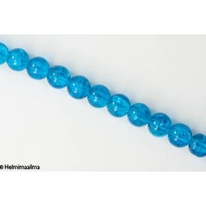 Särölasihelmi pyöreä 10 mm turkoosi, n. 81 cm nauha