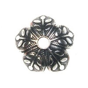 Trinity Brass Helmihattu 8 mm antiikkihopeoitu, 1 kpl