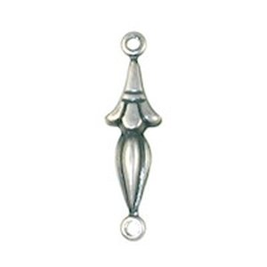 Trinity Brass Kukkalinkki 22x5,5 mm antiikkihopeoitu, 1 kpl