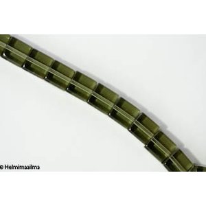 Kristallihelmi kuutio 10 mm, harmaa, n. 33 cm nauha