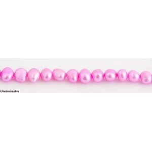 Makeanvedenhelmi pinkki nugetti 6-7 mm, n. 37 cm nauha