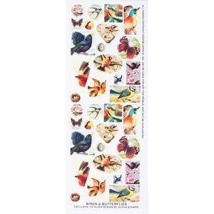 Paperikuvat / Collage sheet luonto, 1 arkki 10,5 x 28 cm
