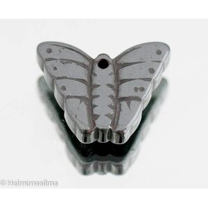 Hematiitti riipus perhonen, 1 kpl