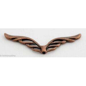 Metallihelmi enkelinsiipi kuparinvärinen 41 x 12 mm, 5 kpl