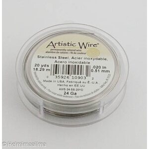 Artistic Wire kuparilanka 0,51 mm (24 GA), 18,3 m puola