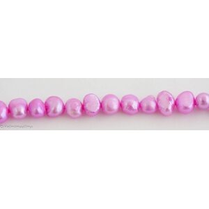 Makeanvedenhelmi nugetti vahva pinkki 5-6 mm, n. 37 cm nauha