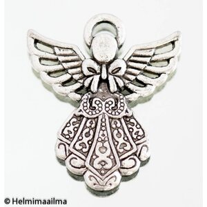 Riipus enkeli antiikkihopea 43 x 37 mm, 2 kpl