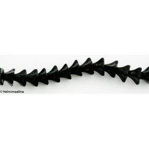 Kellokukka 9 x 7,5 mm musta, 10 kpl
