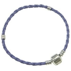 Pandora ranneketju punottu violetti nahka pituus n. 19 cm, 1 kpl