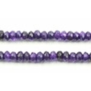 Jade violetti fasetti rondelli 5 x 8 mm, n. 38 cm nauha