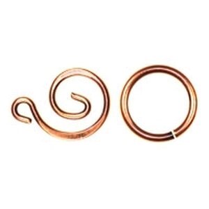Trinity Brass Swirl kierteinen lukkosetti antiikkikuparoitu, 1 kpl