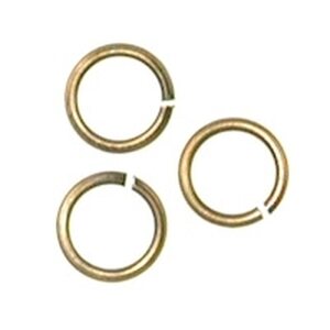 Trinity Brass Välirengas pyöreä 6 x 0,8 mm antiikkikultainen, 10 kpl