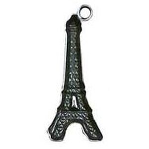 Trinity Brass Eiffel torni riipus 22 x 9 mm antiikkihopeoitu, 1 kpl