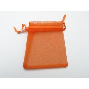 Organzapussi oranssi 8x10 cm, 1 kpl