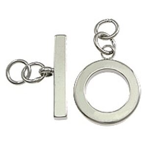 Salpalukko pyöreä 20 mm, salpa 26 mm, platinanvärinen, 1 pari