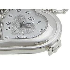 Riippuva kello sydän 38 mm, n. 80 cm ketjulla, platinanvärinen, 1 kpl