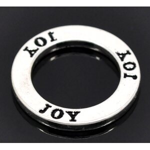 Metallihelmi / rengas "JOY" 23 mm, 1 kpl