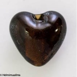 Hopeafoliosydän 12 mm, ruskea, 1 kpl