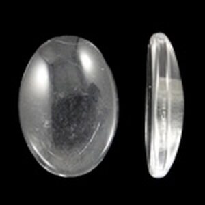 Lasikapussi kirkas puolipyöreä 10 x 14 x 4 mm, 10 kpl