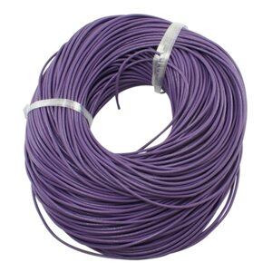 Nahkanyöri 1,5 mm pyöreä violetti, 1 metri