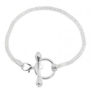 Pandora ranneketju salpalukolla hopeanvärinen käärmeketju 18 cm, 1 kpl