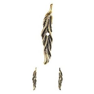 Trinity Brass Lehti lukonsalpa 6x30 mm antiikkikulta, 1 kpl