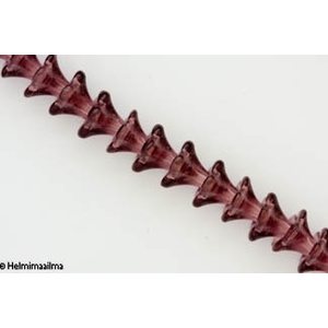 Kellokukka 10x13 mm ametisti, n. 34 cm nauha