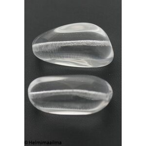 Estrela lasihelmi iso nugetti kirkas 31,5 x 12,8 x 14,7 mm, 1 kpl
