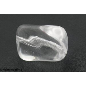 Estrela lasihelmi iso viistetty suorakulmio kirkas, n. 18x13x11 mm, 1 kpl
