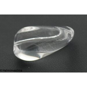 Estrela lasihelmi iso kierretty suorakulmio kirkas, n. 21 x 11 mm, 1 kpl