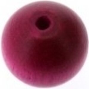Puuhelmi fuksia pyöreä 19-20 mm, 5 kpl