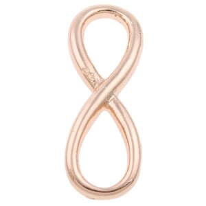 Korulinkki Eternity/Infinity ruusukullanvärinen 30 x 10 mm, 2 kpl