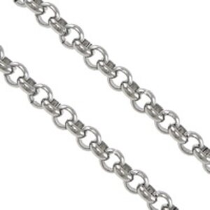 Papu/roloketju ruostumatonta terästä 3 x 1,2 mm, 1 metri
