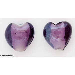 Hopeafoliosydän 12 mm liila AB-päällystetty, 1 kpl