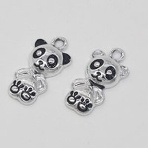 Panda riipus platinanvärinen 25 x 13 mm, 1 kpl