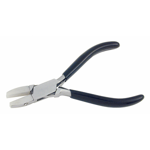 Tasapäiset lattapihdit nylonkärjillä 12 cm, 1 pcs