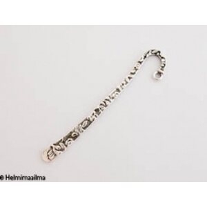 Kirjanmerkki antiikkihopea n. 80x7x2 mm, 1 kpl